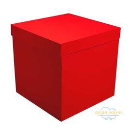 Коробка сюрприз красная