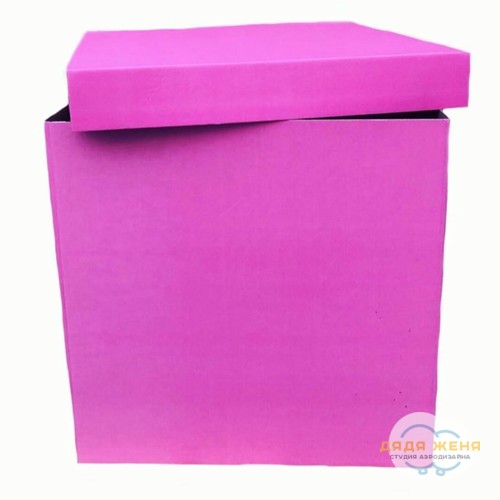 Коробка сюрприз розовая